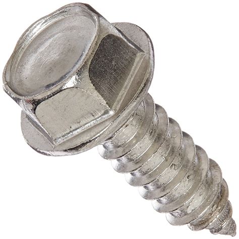 1 inch stainless sheet metal hex washer screws|hex bolt with washer attached.